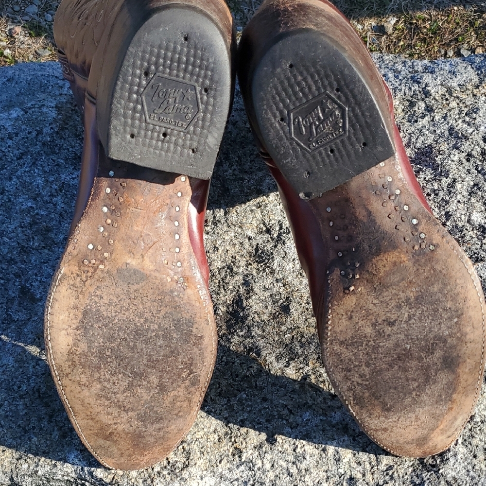 Tony Lama El Rey Cowboy Boots Size 16 EE - Picture 16 of 16